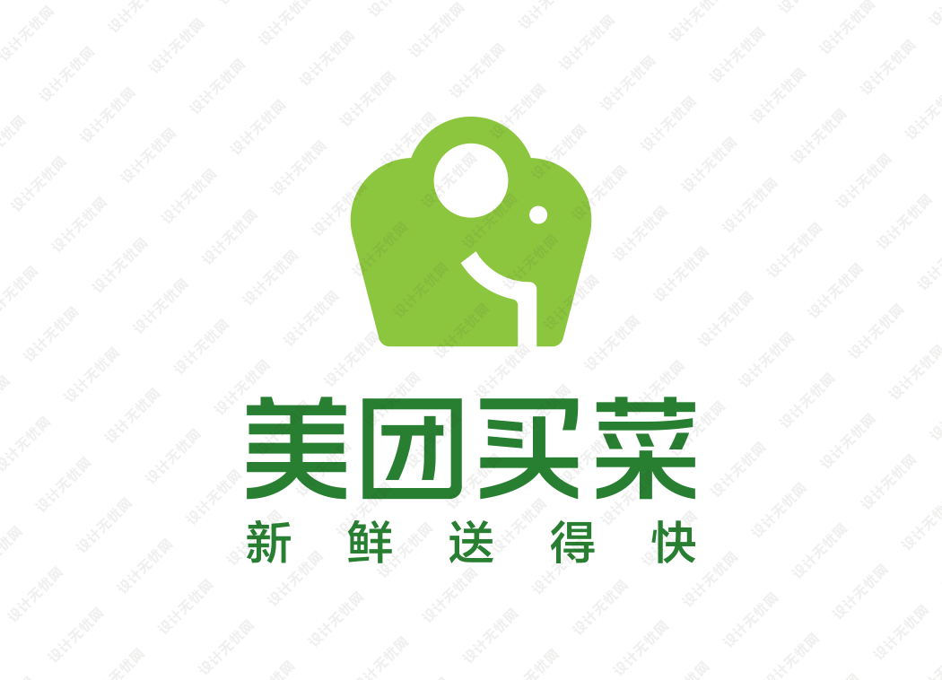 美团买菜logo矢量标志素材