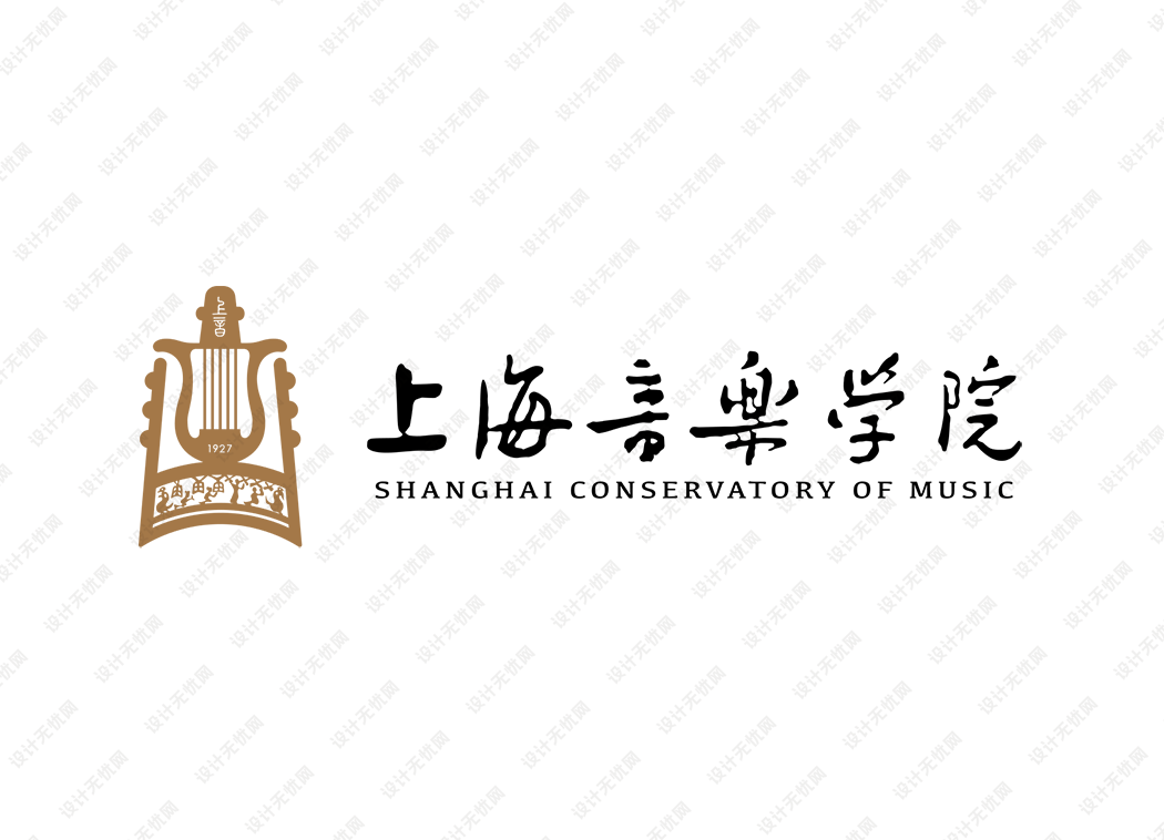 上海音乐学院校徽logo矢量标志素材