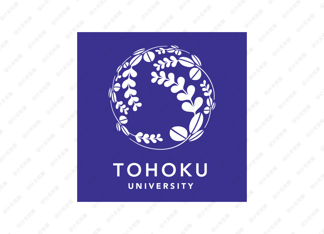 日本东北大学(Tohoku University)校徽logo矢量标志素材
