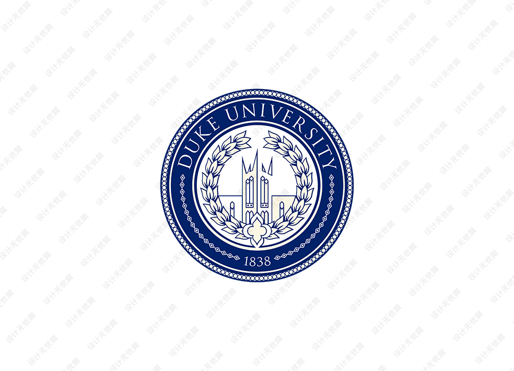 杜克大学（Duke University）校徽logo矢量标志素材