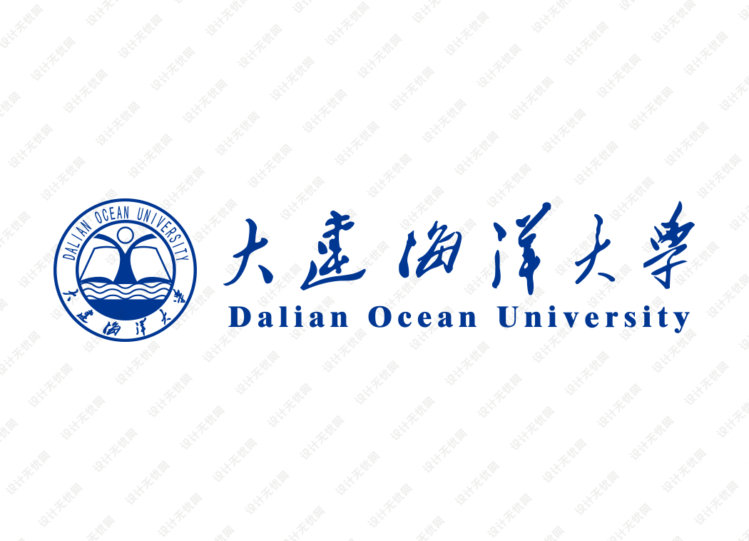 大连海洋大学校徽logo矢量标志素材