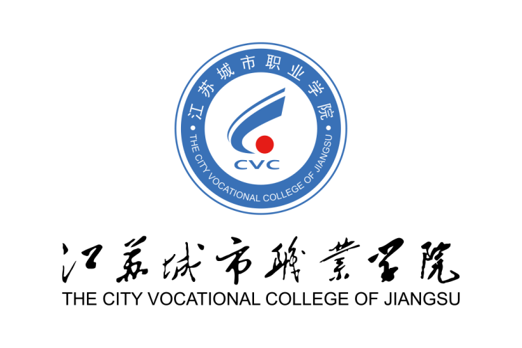 江苏城市职业学院校徽logo矢量标志素材