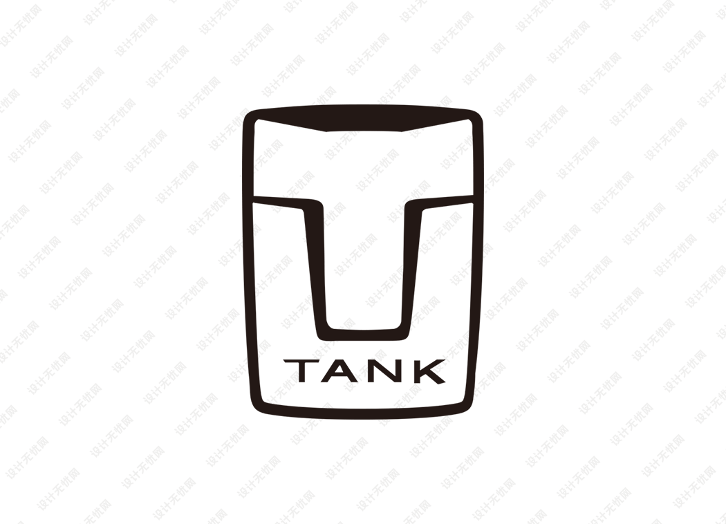坦克汽车logo矢量标志素材下载