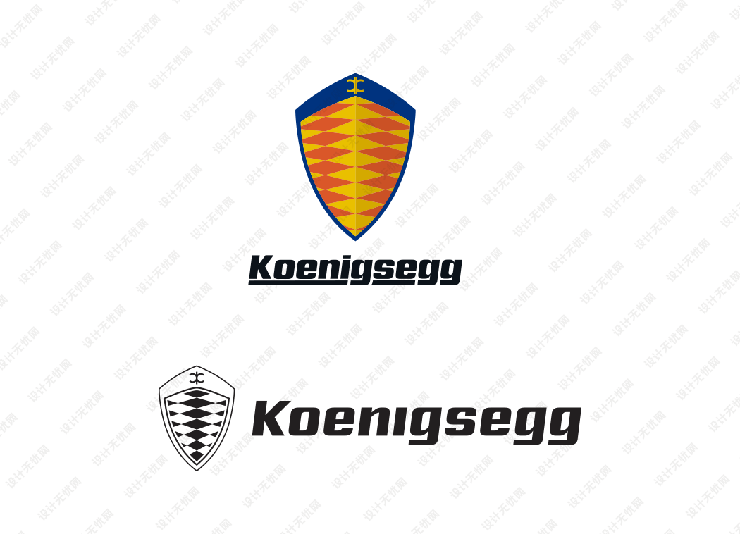 柯尼塞格Koenigsegg汽车logo矢量标志素材下载