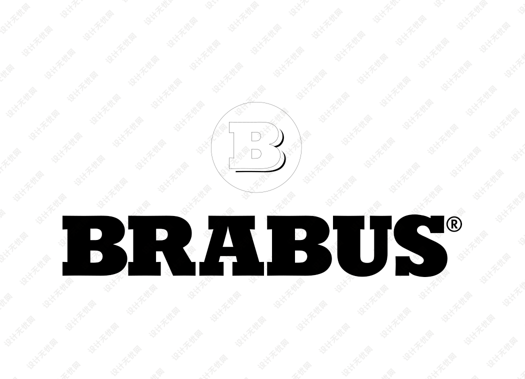 BRABUS巴博斯汽车logo矢量标志素材下载