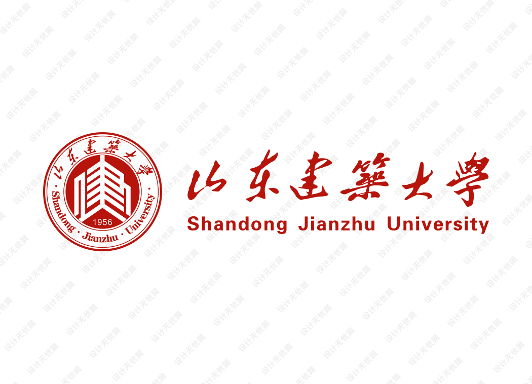 山东建筑大学校徽logo矢量标志素材