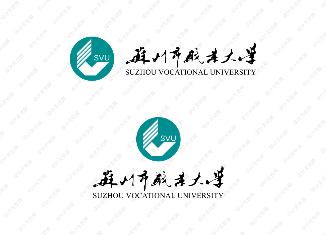 苏州市职业大学校徽logo矢量标志素材