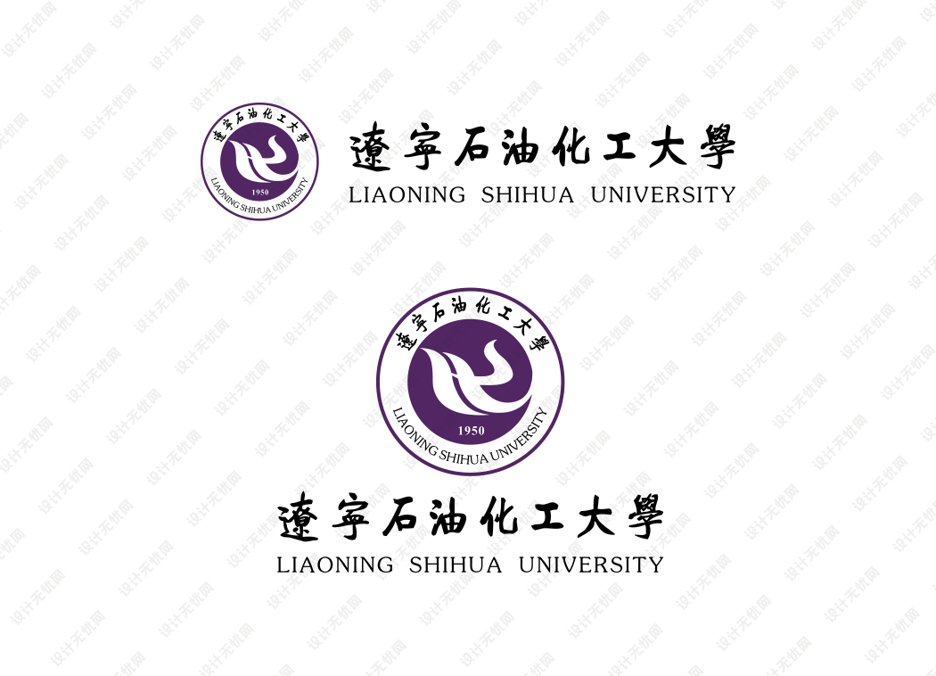 辽宁石油化工大学校徽logo矢量标志素材