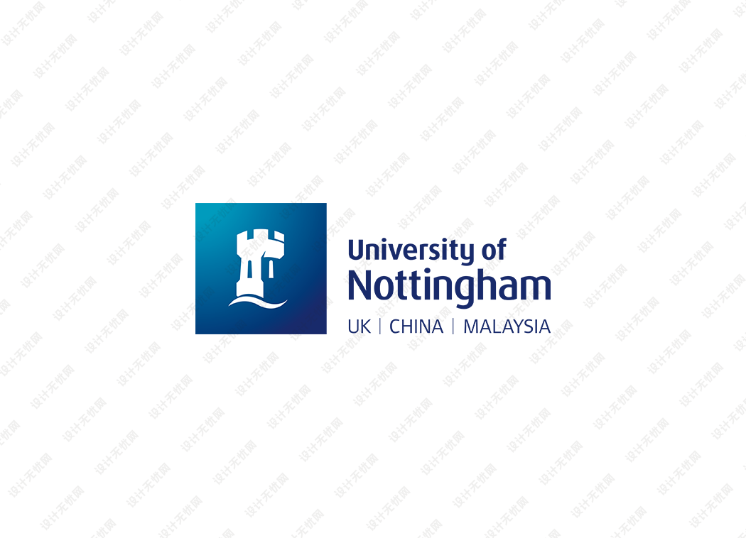 英国诺丁汉大学校徽logo矢量标志素材