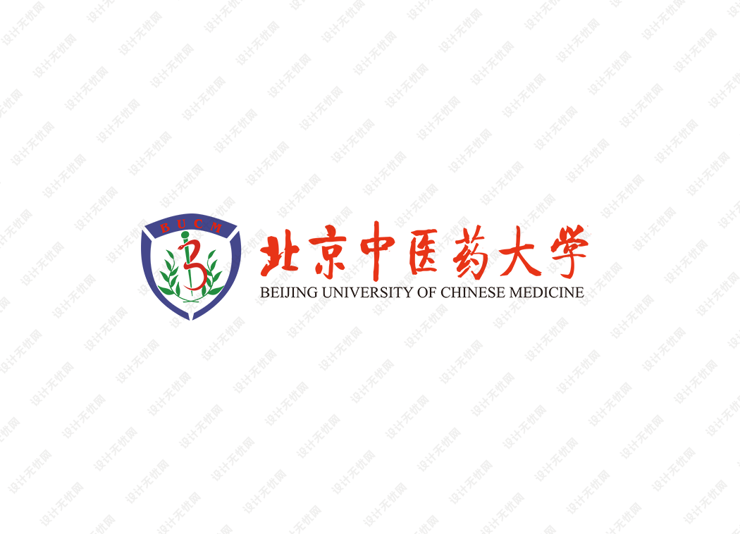 北京中医药大学校徽logo矢量标志素材