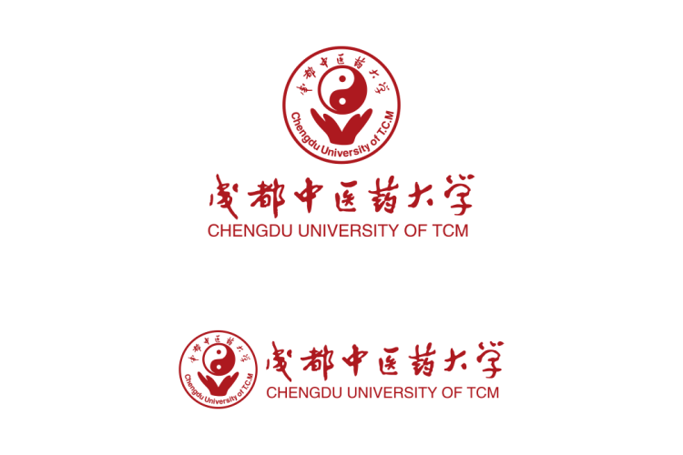 成都中医药大学校徽logo矢量标志素材