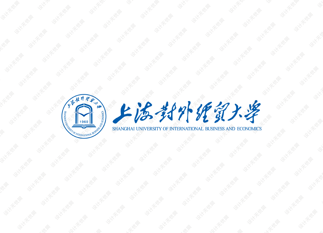 上海对外经贸大学校徽logo矢量标志素材