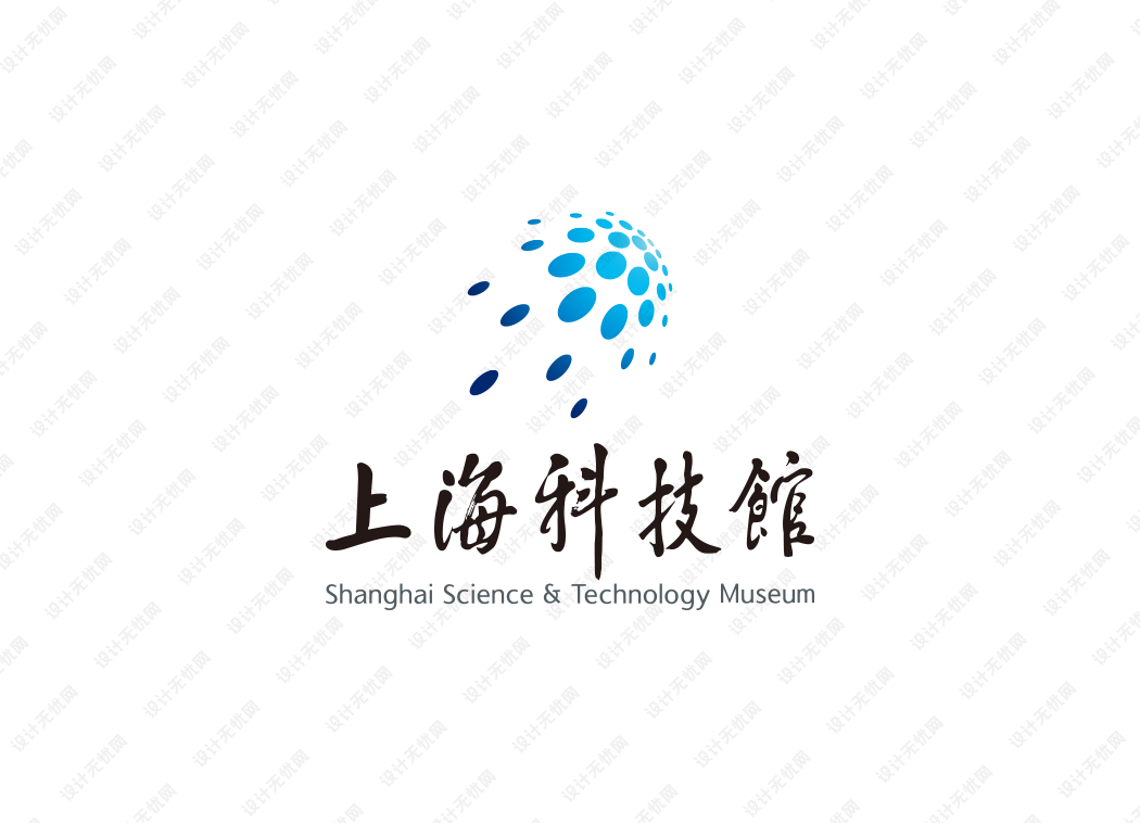 上海科技馆logo矢量标志素材