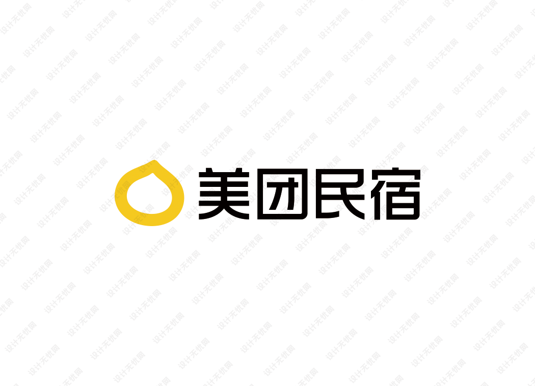 美团民宿logo矢量标志素材