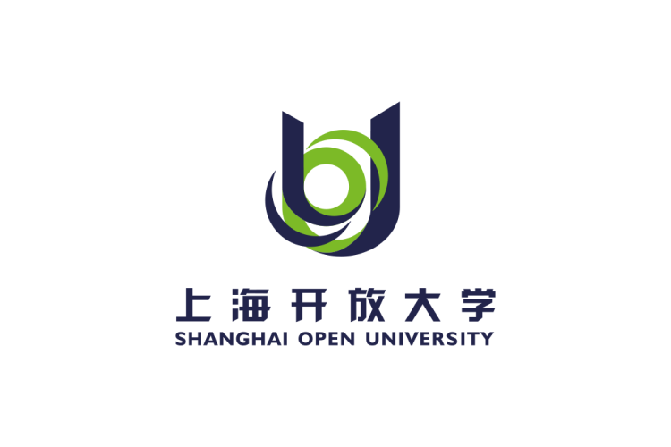 上海开放大学校徽logo矢量标志素材
