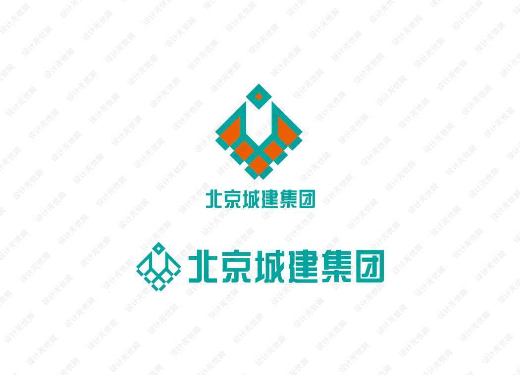 北京城建集团logo矢量标志素材