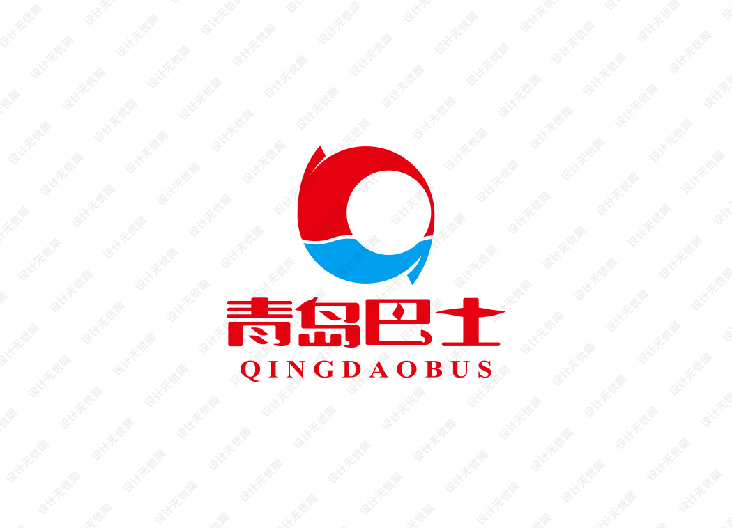 青岛巴士logo矢量标志素材