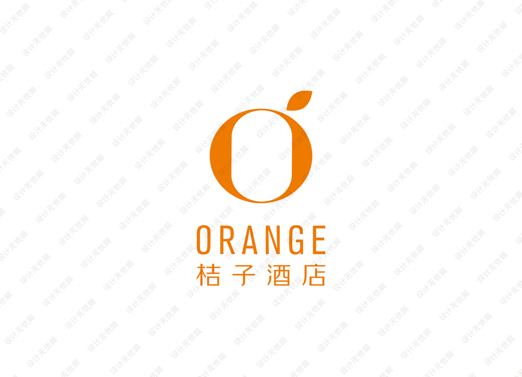 桔子酒店logo矢量标志素材