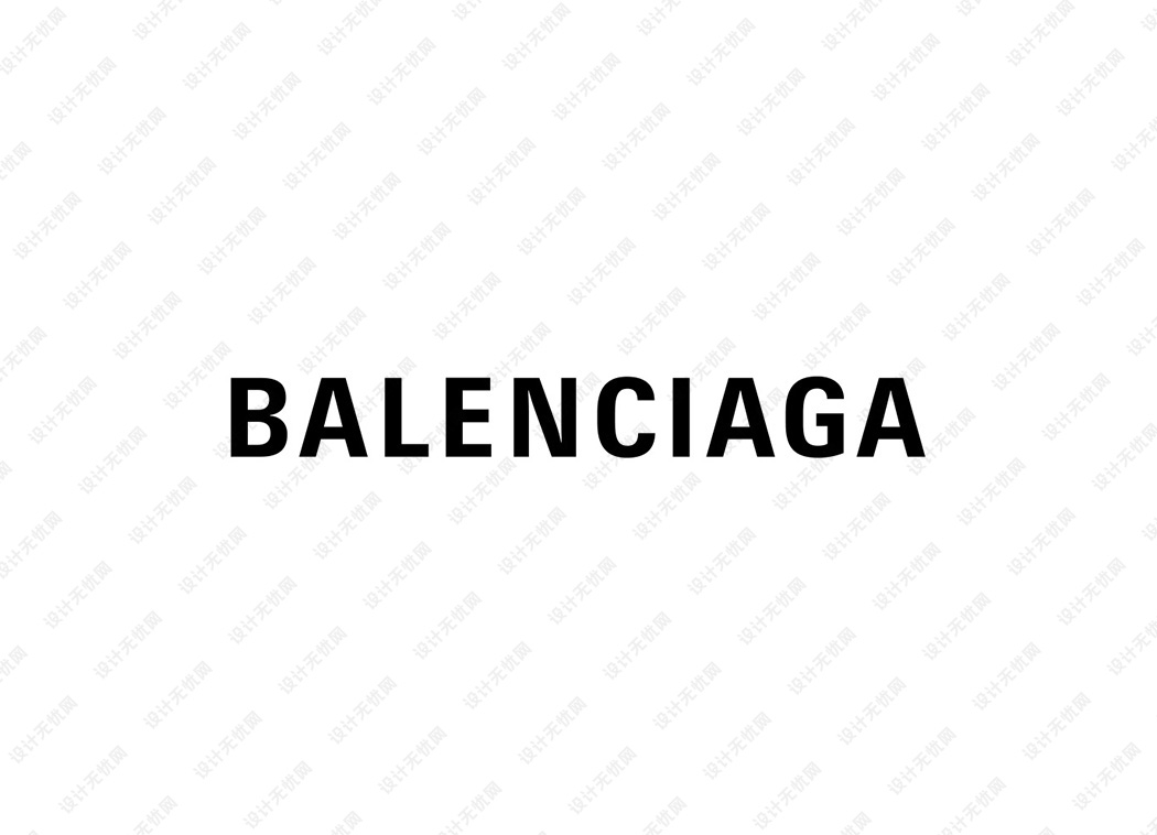 BALENCIAGA巴黎世家logo矢量标志素材下载