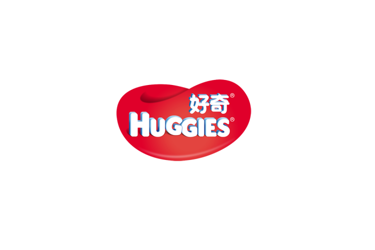 好奇HUGGIES纸尿裤logo矢量标志素材