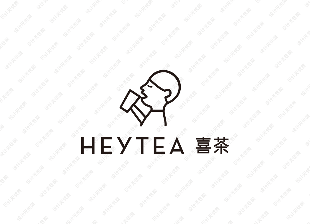 喜茶logo矢量标志素材