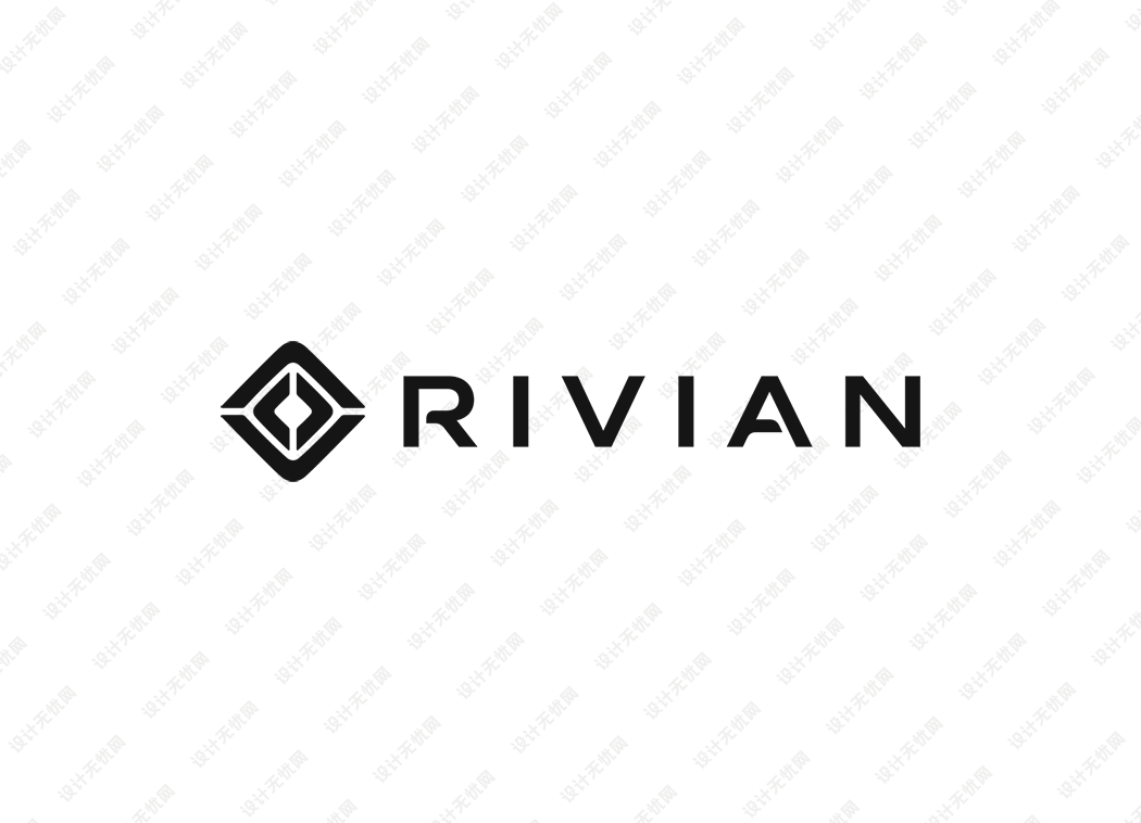 Rivian汽车logo矢量标志素材 设计无忧网