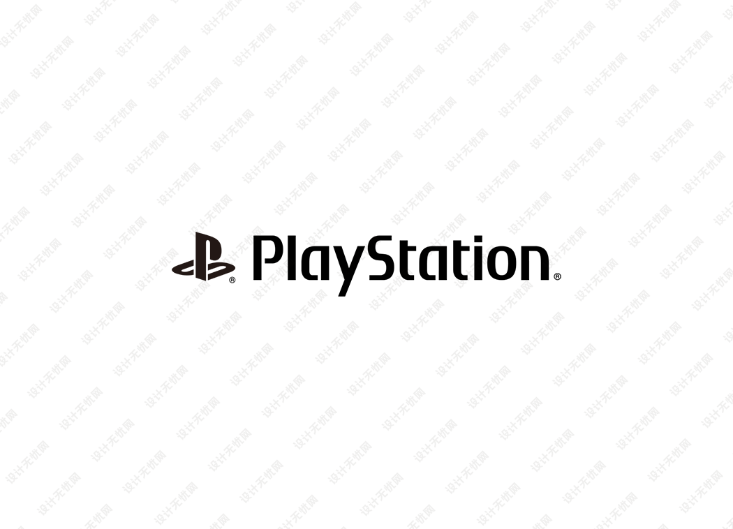 PlayStation游戏机logo矢量标志素材