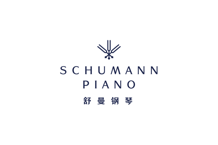舒曼钢琴logo矢量标志素材