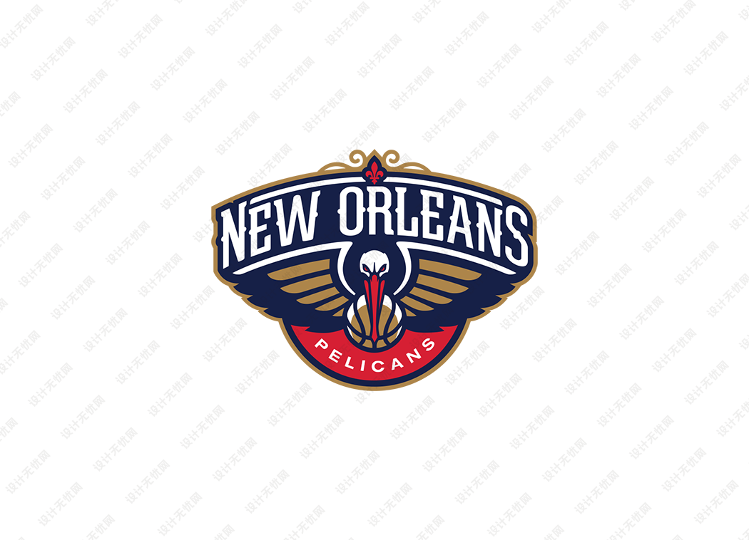 NBA新奥尔良鹈鹕队logo矢量素材