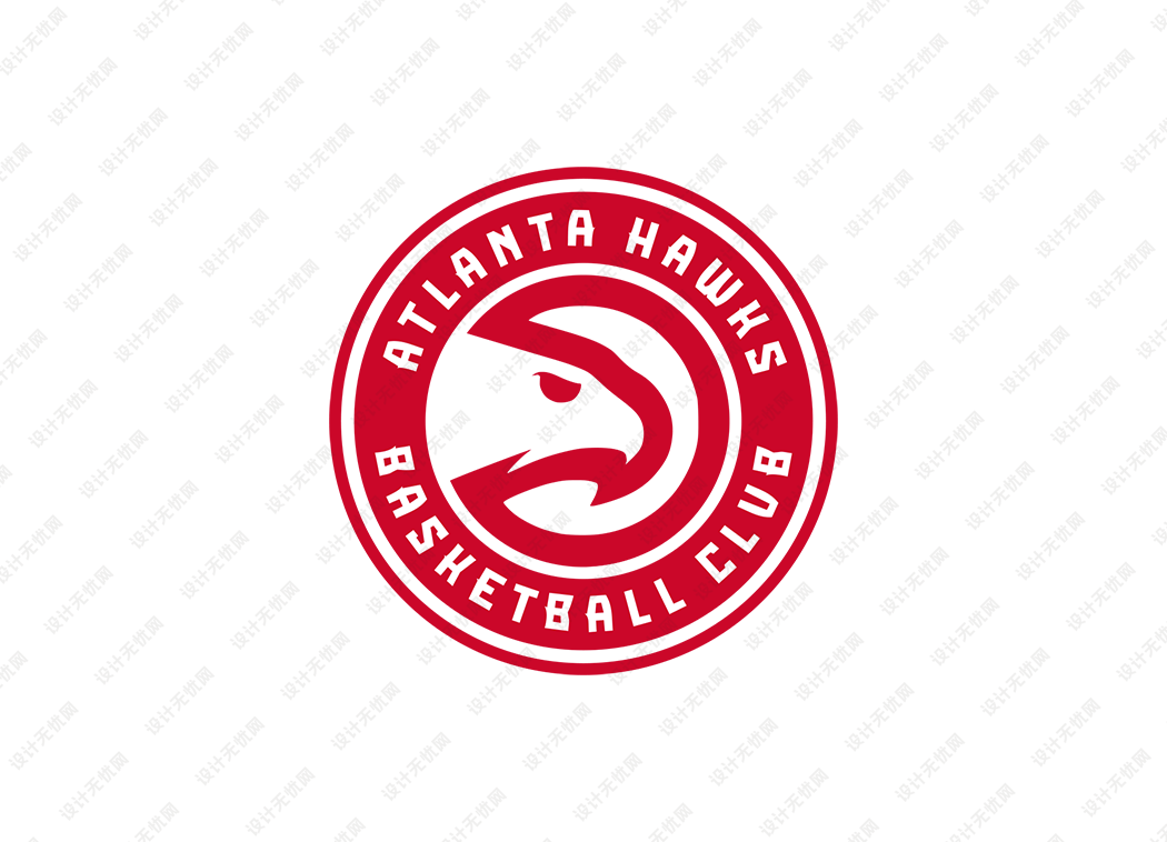 NBA亚特兰大老鹰队logo矢量素材