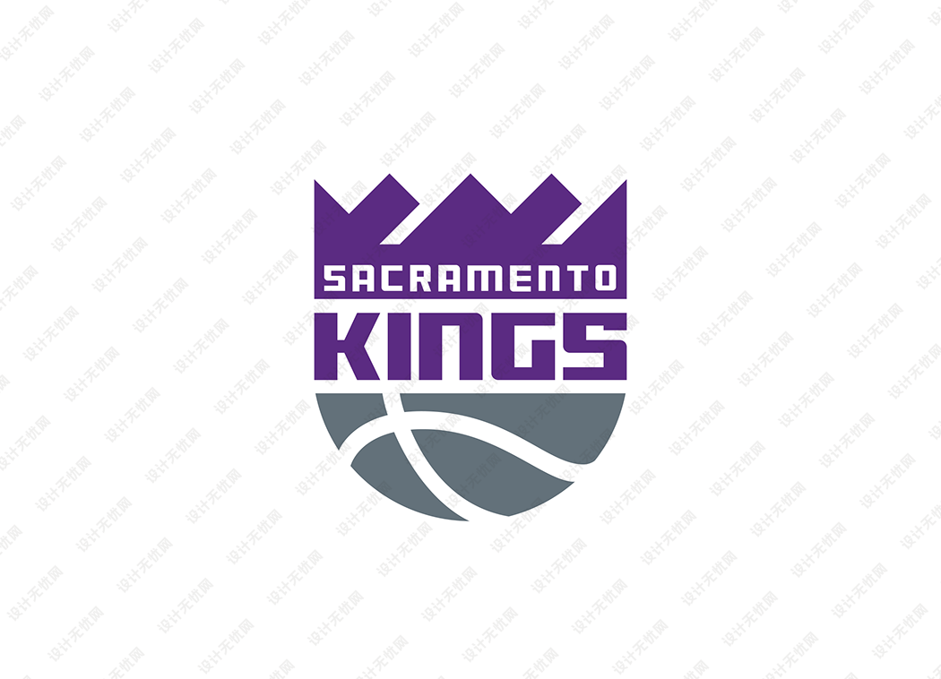NBA萨克拉门托国王队logo矢量素材