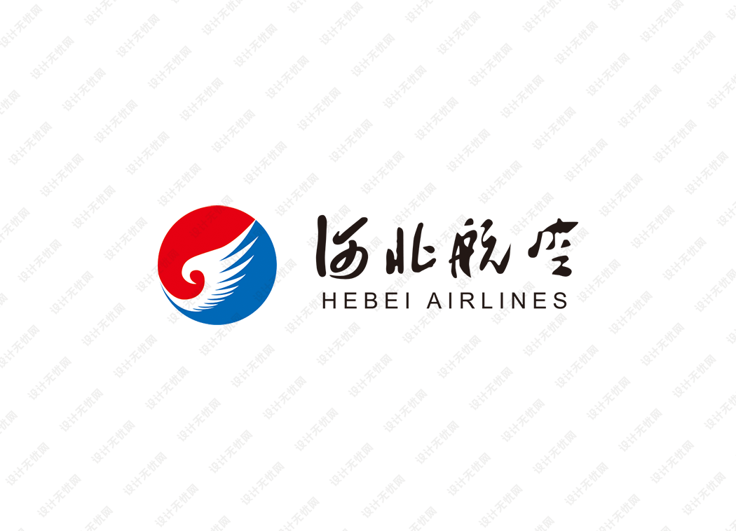 河北航空logo矢量标志素材