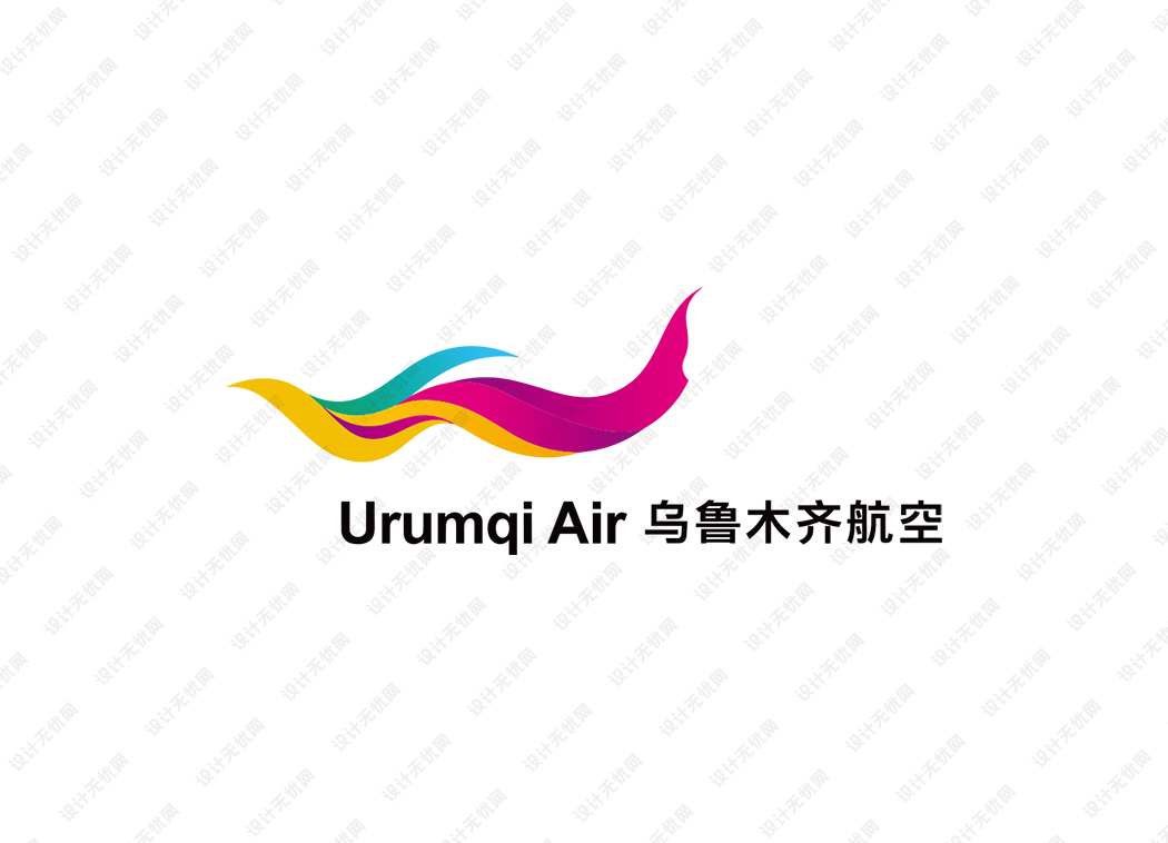 乌鲁木齐航空logo矢量标志素材