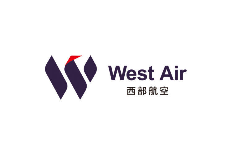 西部航空logo矢量标志素材