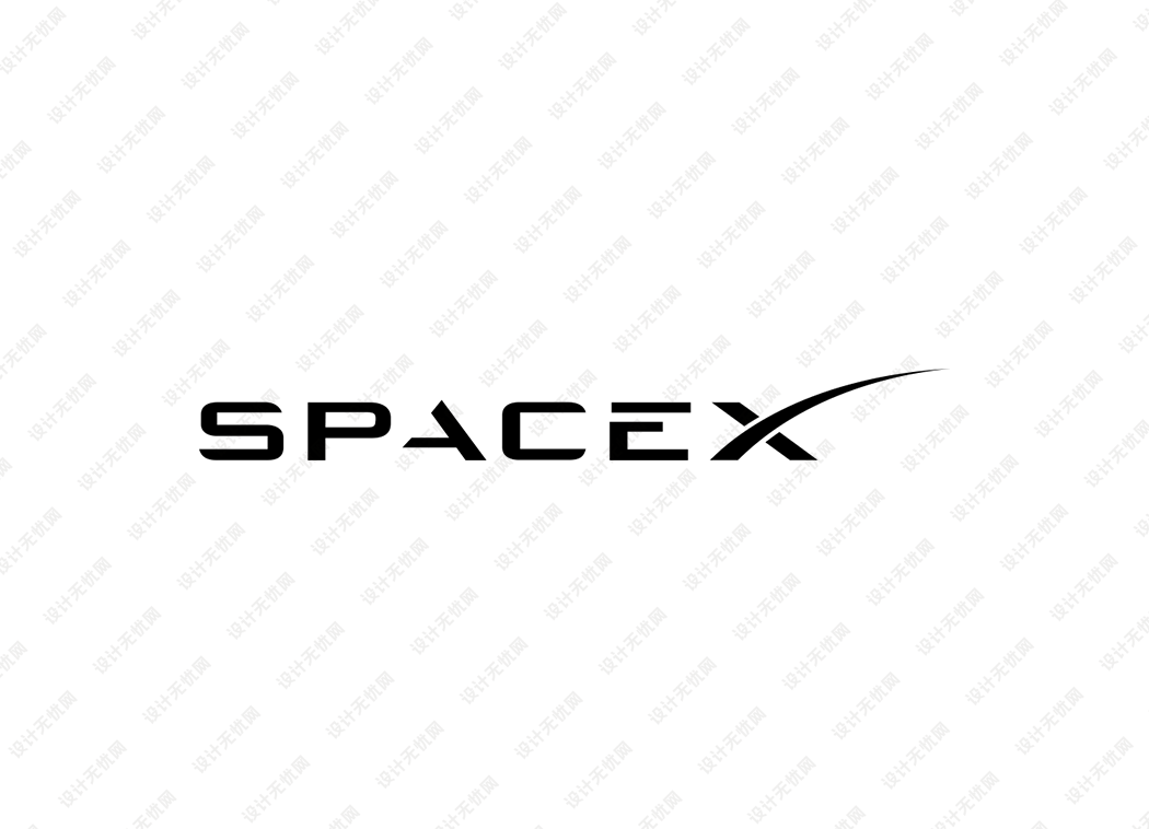 SpaceX logo矢量标志素材