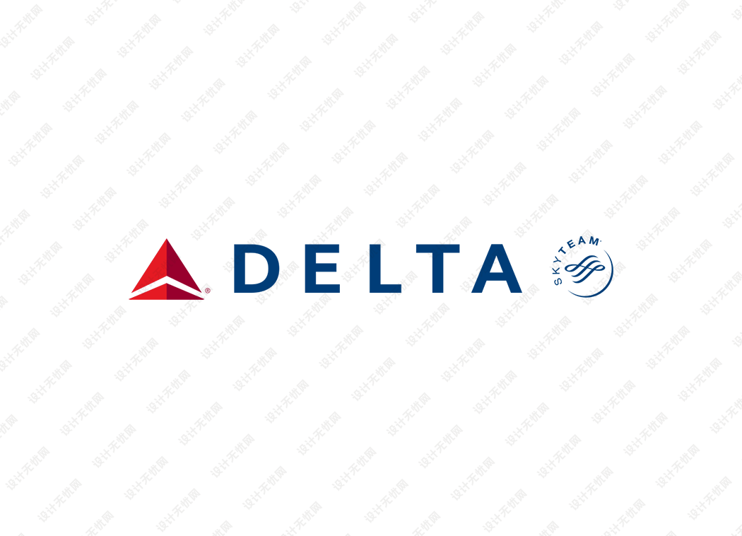 美国达美航空（Delta）logo矢量标志素材