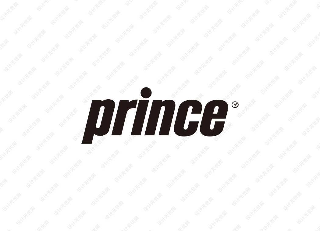 网球品牌prince logo矢量素材