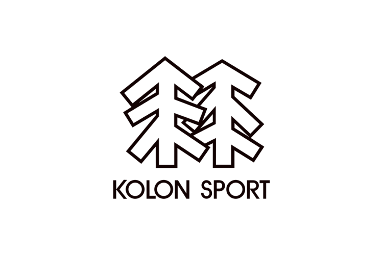 登山装备品牌：KOLON SPORT可隆logo矢量标志素材