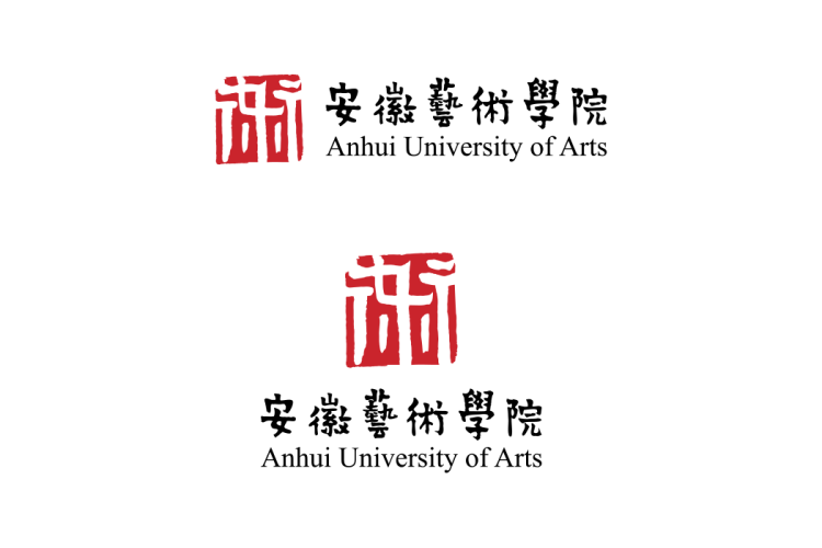 安徽艺术学院校徽logo矢量标志素材