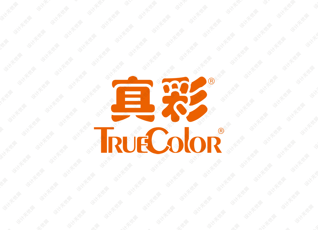 真彩文具logo矢量标志素材