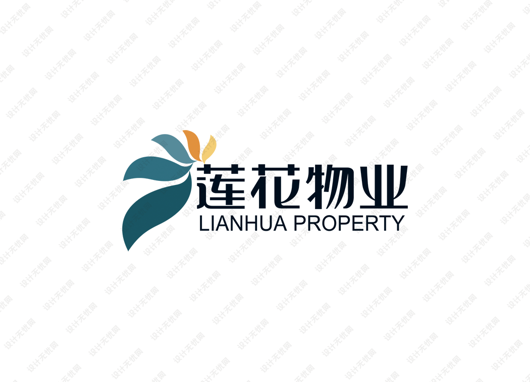 莲花物业logo矢量标志素材