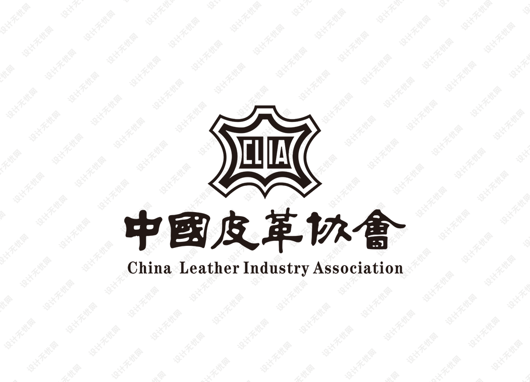 中国皮革协会logo矢量标志素材