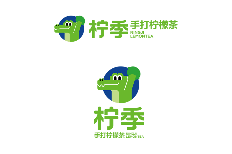 柠季手打柠檬茶logo矢量标志素材