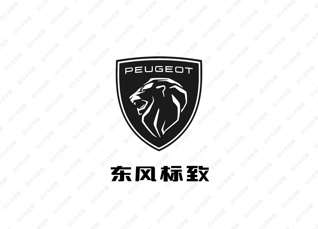 东风标致logo矢量标志素材