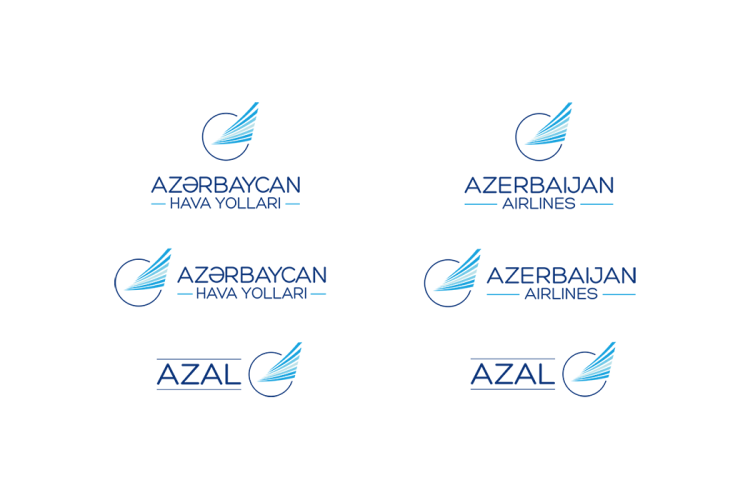 阿塞拜疆航空（Azerbaijan Airlines）logo矢量标志素材下载