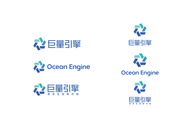 巨量引擎logo矢量标志素材