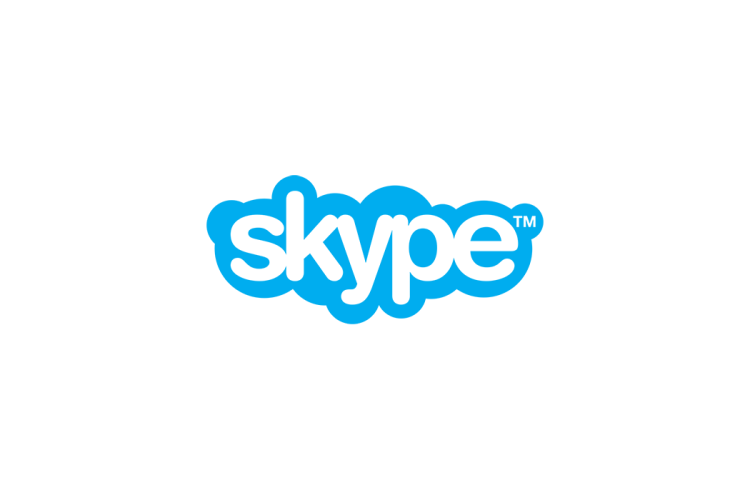 skype即时通讯软件logo矢量标志素材