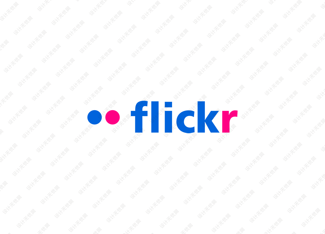 flickr logo矢量标志素材下载