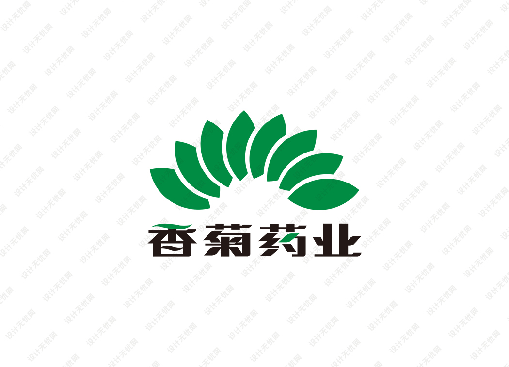 香菊药业logo矢量标志素材