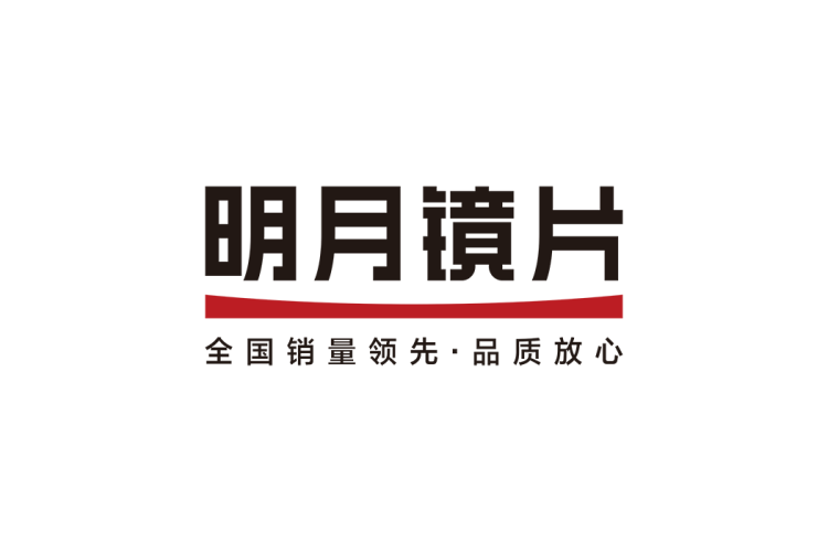 明月镜片logo矢量标志素材